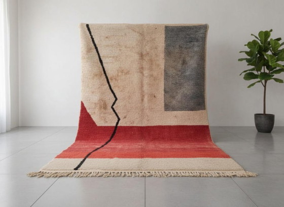 Image 1 of Tapis marocain en laine naturelle 300cmx 200cm