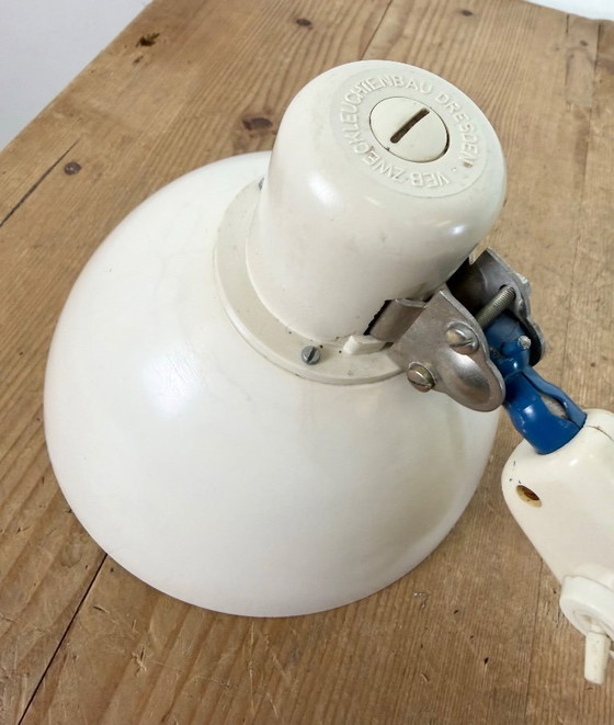 Image 1 of Industrial East German Scissor Lamp from VEB Zweckleuchtenbau Dresden, 1950s