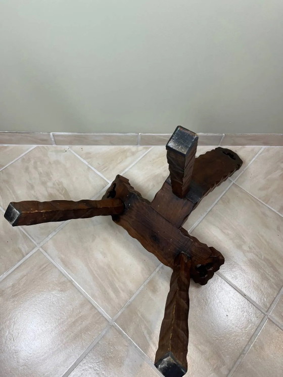 Sgabello brutalista a treppiede – Sgabelli, Wood, Rustic (photo 8 of 12)