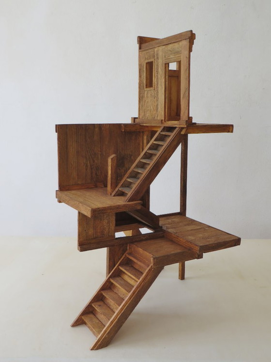 Eric van Solm - ´Die Existenz´ – Beeldhouwkunst, Wood (photo 5 of 10)