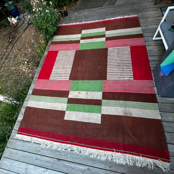 Grand Tapis en Laine Mid Century Modern, Années 60, Tchécoslovaquie, 335 × 240 Cm – Wool (photo 4 of 14)