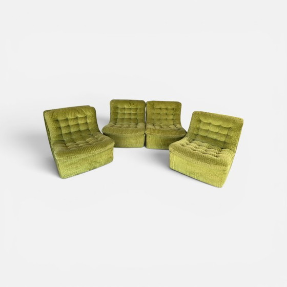 Image 1 of Modulaire Cord-bank, jaren 70, vintage