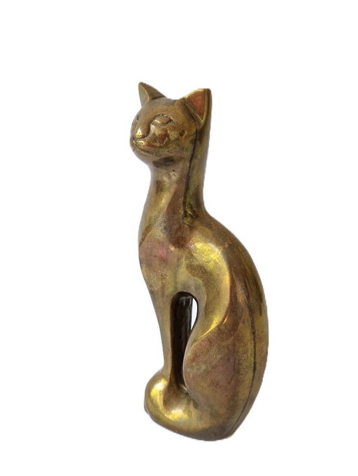 Brass cat