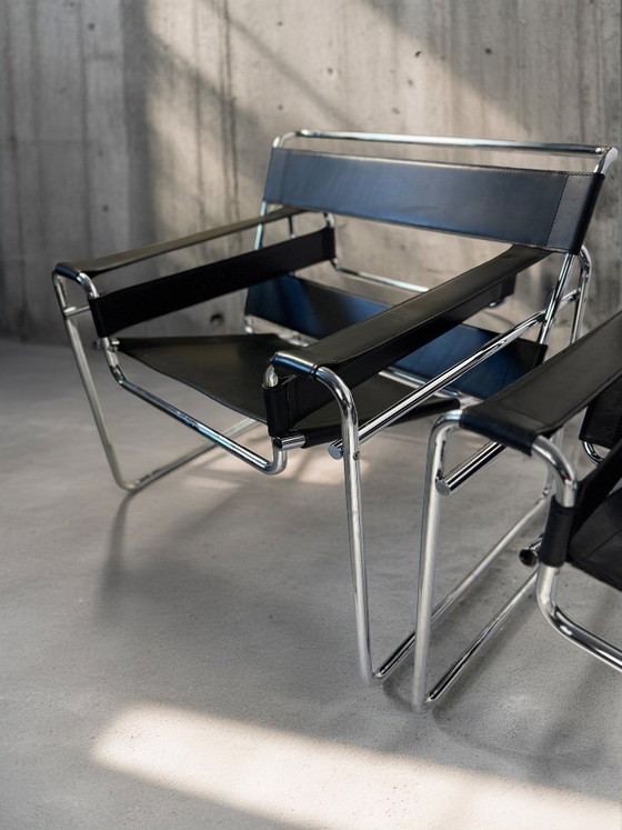 Image 1 of Coppia di sedie Wassily vintage di Marcel Breuer