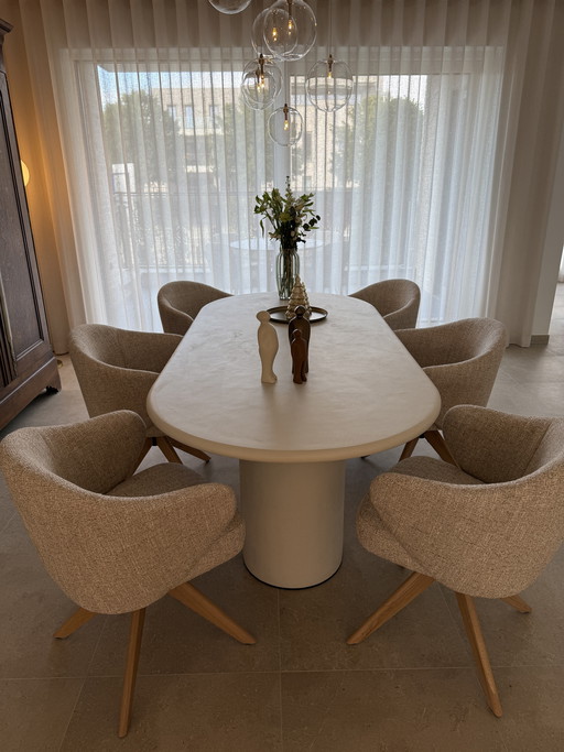 Mortex Table - Danish Oval - L220x100 cm - 6 Persons