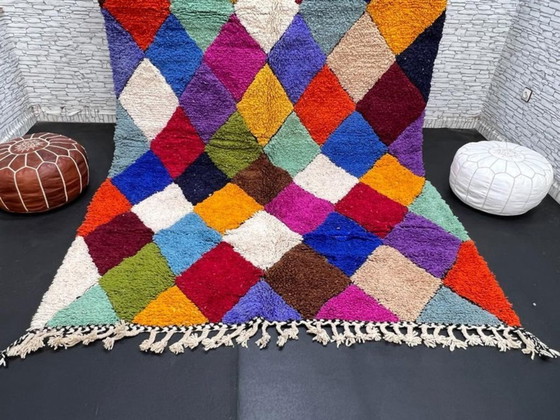 Image 1 of Tapis berbères multicolores en laine 300cmx200cm