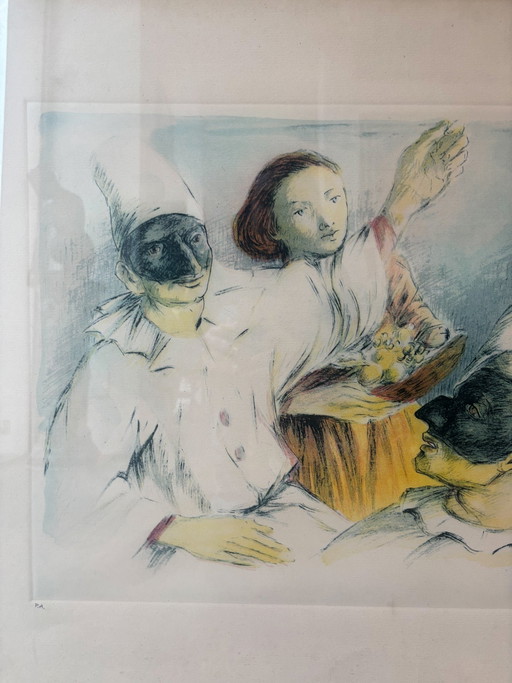 Lithograph on Paper by Domenico Purificato, 1960s – schilderijen tekeningen, Realisme (photo 2 of 7)