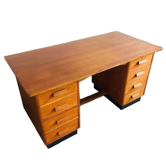 Image 1 of Vintage Amsterdamse school bureau Art deco 1930's