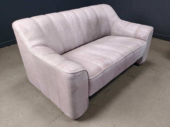 Image 1 of Ensemble de canapés vintage en cuir DS44 par Desede, années 1970