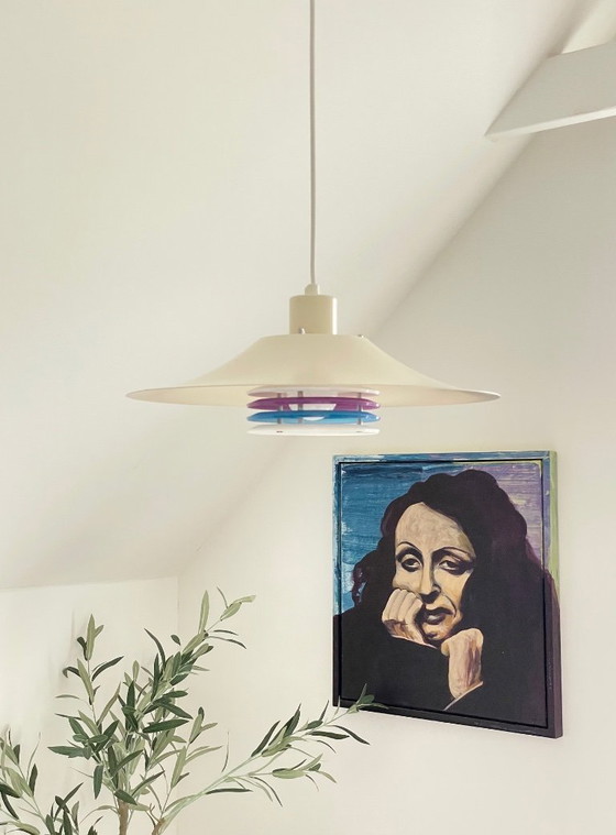 Image 1 of vintage Deens Design LAMP Mid Century Space Scandinavisch