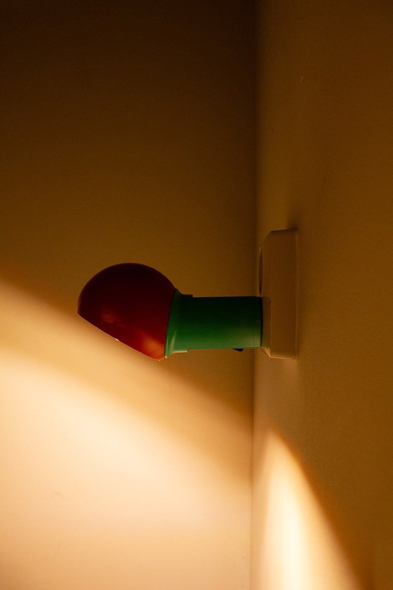 Image 1 of 70’s colorful Memphis Bendt Hansen x WLP socket lamp