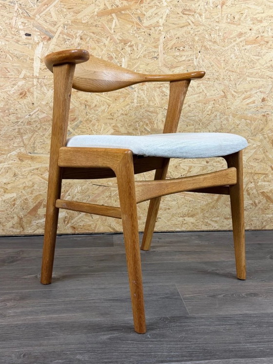 Chaise en Chêne des Années 60 70 Chaise de Salle à Manger Fauteuil d'Erik Kirkegaard Modèle 49 (photo 7 of 18)