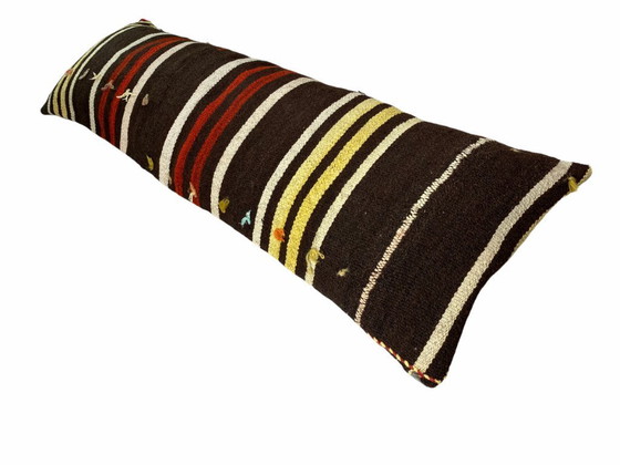 Image 1 of Unique Kilim & Carpet Cushion Cover – 120 x 40 cm