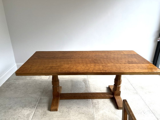 Image 1 of Table et chaises Robert Mouseman Thompson