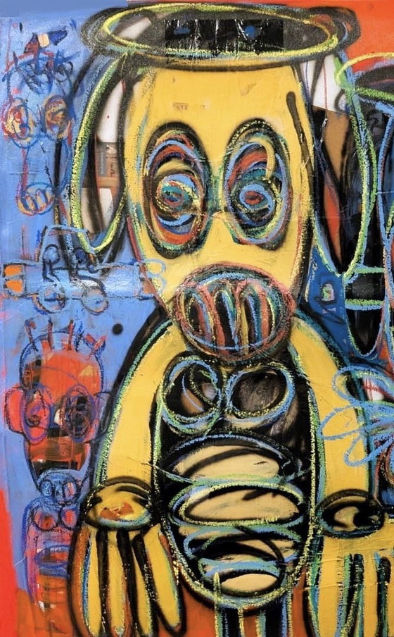 Aboudia - Untitled - 2018 – Paintings & Drawings, Canvas (photo 4 of 5)