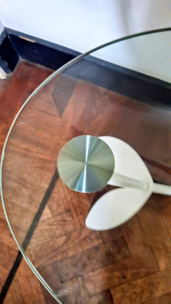 Papillon Metaform (Thomas Althaus), Beistelltische, Glas, Metall, Silber (Foto 4 von 8)