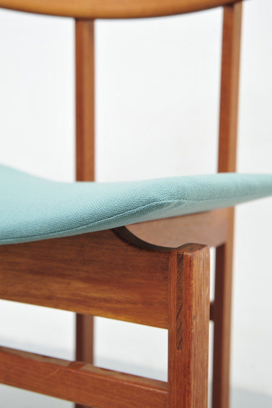 Image 1 of Model 193 teak dining chair by Inger Klingenberg for France & Son (1950s)