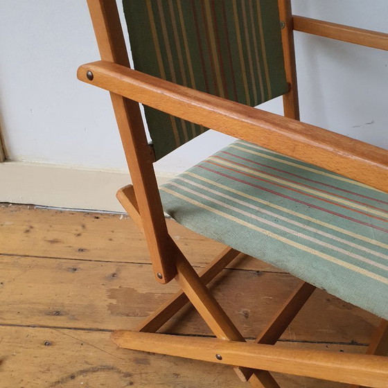 Image 1 of Chaises de plage vintage, Chaises longues