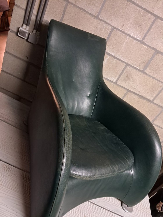 Image 1 of Vintage Montel Lederen Fauteuil