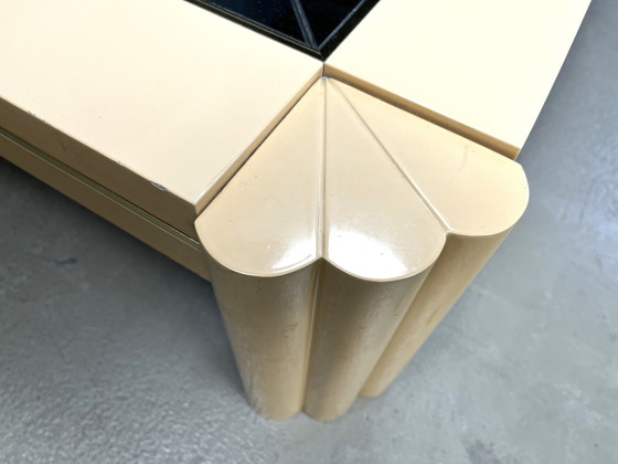 Image 1 of Table basse vintage en laque par Alain Delon pour Maison Jansen, 1970