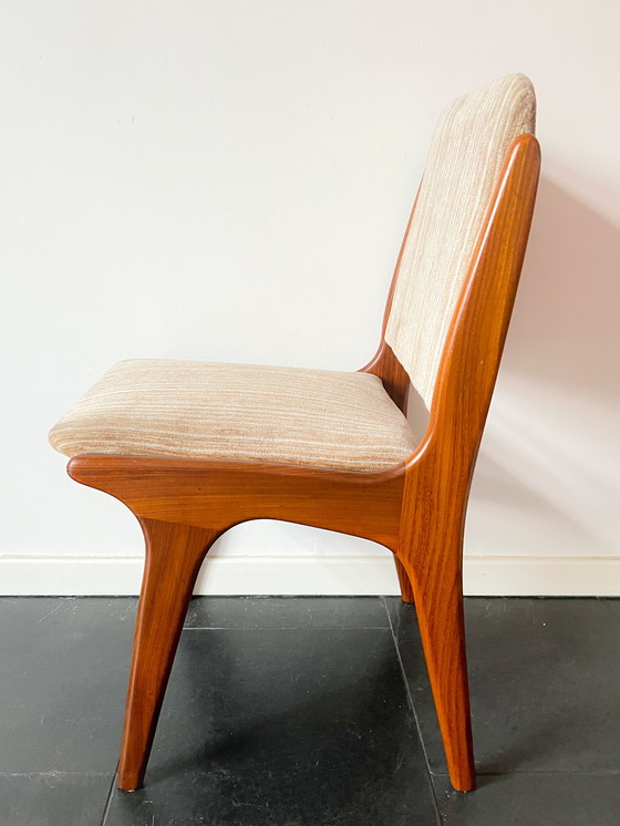 Image 1 of Vintage Chair - Mahjongg Netherlands - Johannes Andersen - Wood, Fabric - 60s/70s - Scandinavian Style