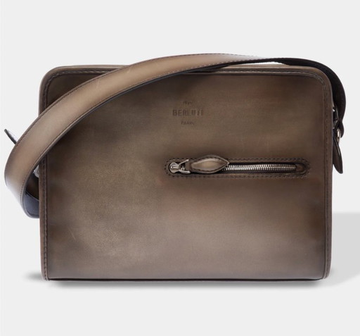 Sac NON SIGNE / UNSIGNED en Cuir Gris - 103436