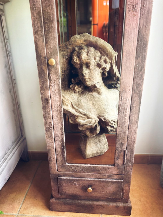 Antik-Stil, patinierte Vitrine – Wood (photo 12 of 14)