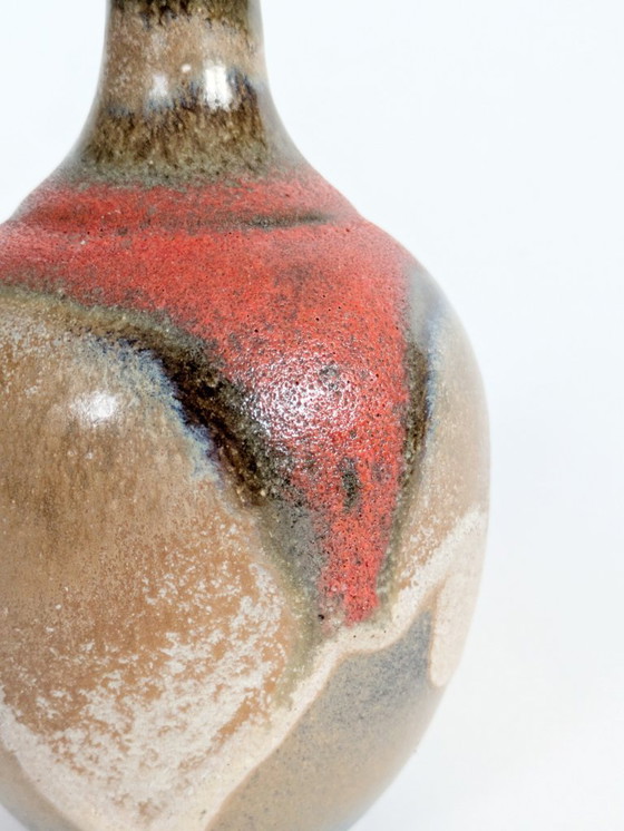 Image 1 of West German Pottery Vase by Ruscha Keramik, Model 830 Vulcano Fat Lava, 1960s