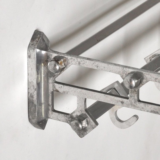 Appendiabiti Art Déco, anni '50 – Aluminium (photo 4 of 8)