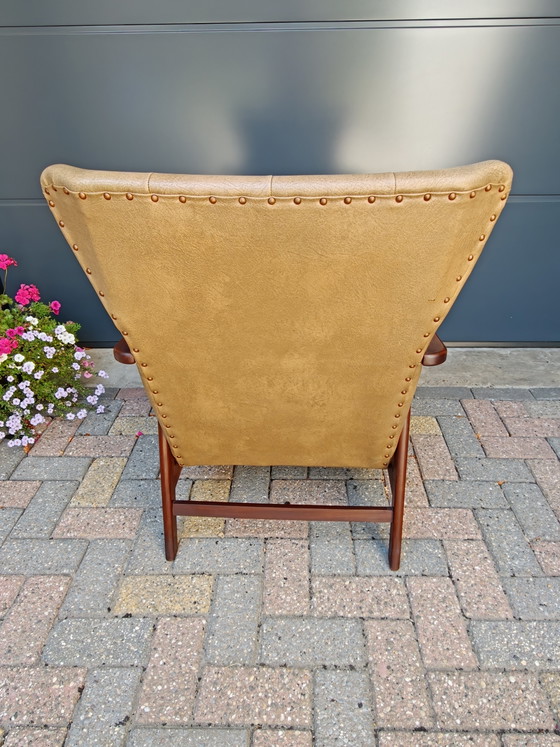 Louis Van Teefelen Webe Fauteuil Vintage Fauteuil Lounge à Oreilles – Louis van Teeffelen, Skai (photo 8 of 12)