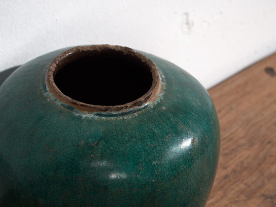 Antieke groene vaas (ca.1820) #31 – Vazen, Ceramic (photo 17 of 28)