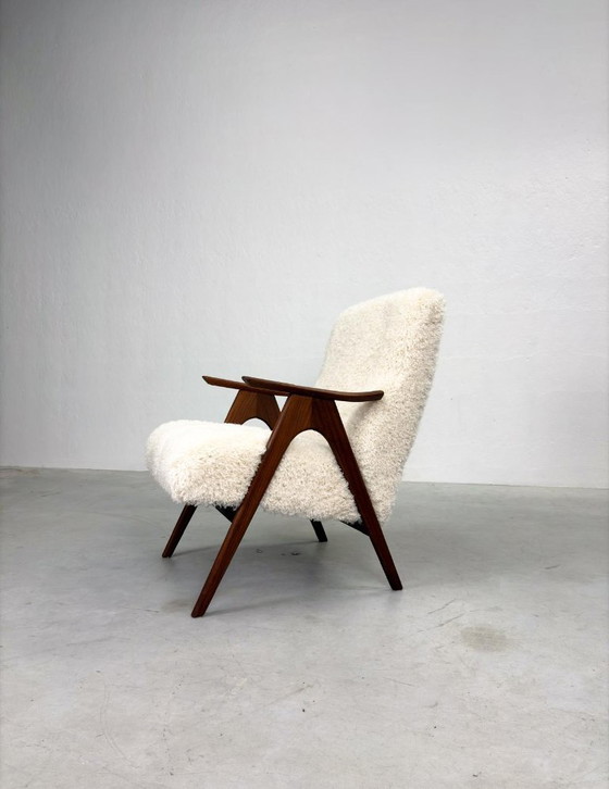 Poltrona in stile metà secolo con tessuto soffice – Poltrone, Wood (photo 2 of 16)