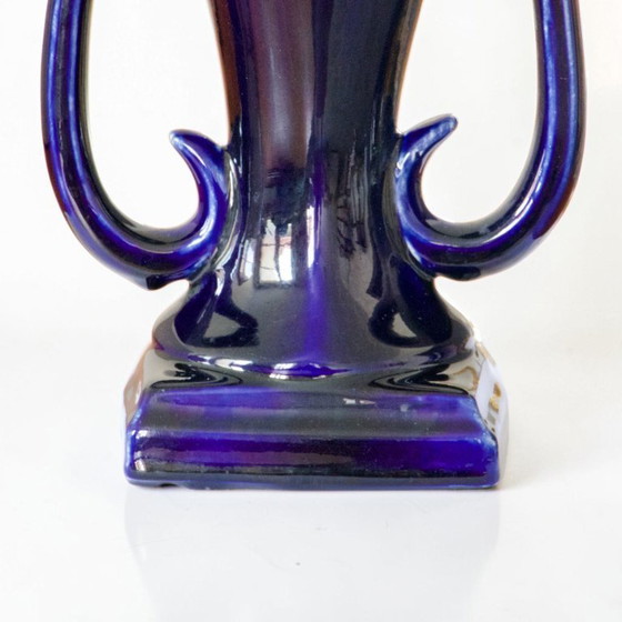 Image 1 of Large Art Nouveau vase by Thulin in glazed stoneware