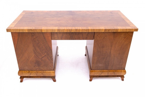 Image 1 of Bureau de style Art déco, Pologne, années 1940.
