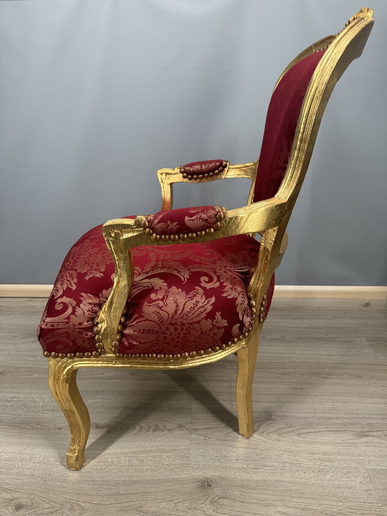 Image 1 of Poltrona in stile Luigi XV