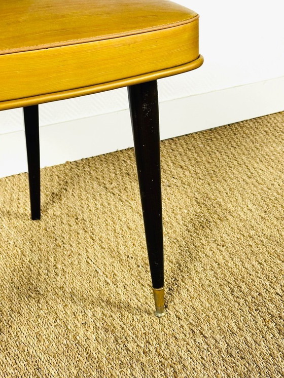 Image 1 of Set van 6 art-deco stoelen, Frankrijk, 1940