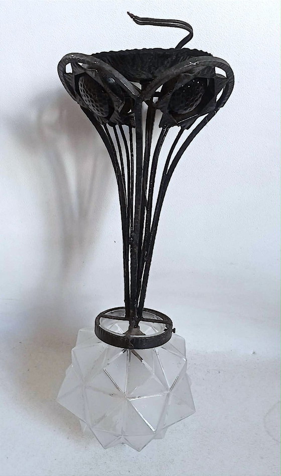 Image 1 of Art Deco pendant light, 45 cm high
