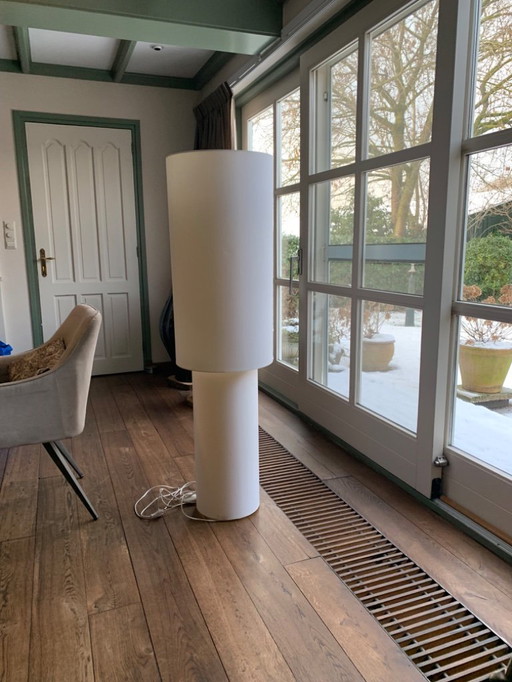 2 lampade da terra in tessuto alte 145 cm