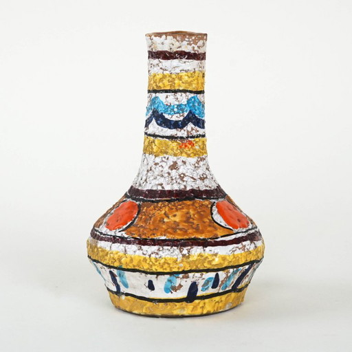 Jarrón de cerámica, diseño italiano, años 50, fabricado en Italia.