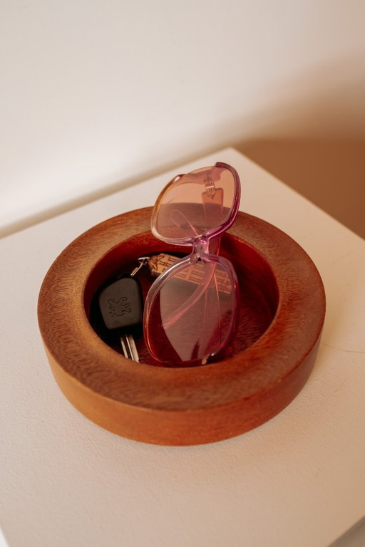 Vintage Holzschale für Schmuck oder Schlüssel