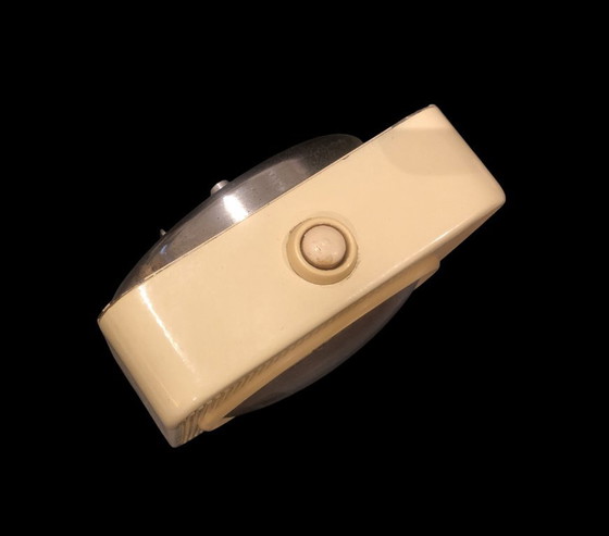 Image 1 of Sveglia vintage JANTAR URSS – Quadrante rosso – Anni '60 – Funzionante