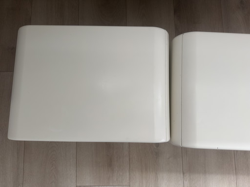 Vintage Space Age Nachtkastjes - Set von 2