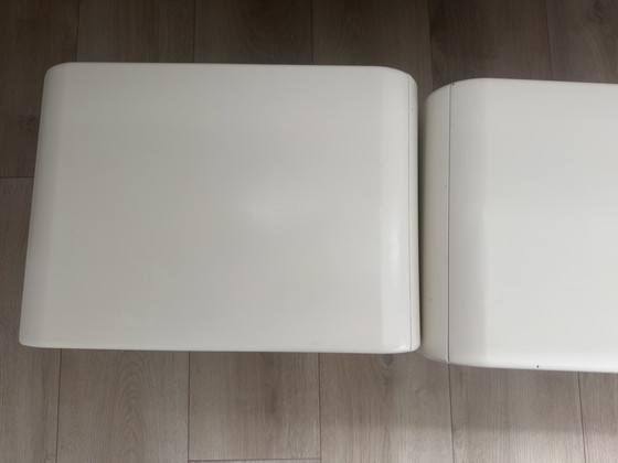 Image 1 of Vintage Space Age Nachtkastjes - Set van 2