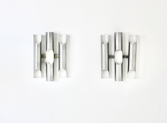 Image 1 of Pair of Fuga Wall Lamps by Maija Liisa Komulainen for Raak, 1970s