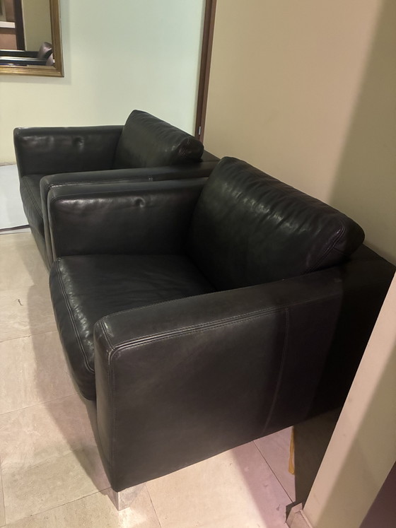 2 Leather Armchairs - Brand: Machalke – 2 seaters (photo 3 of 9)