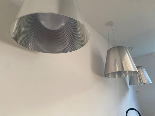 KTRIBE S3 Zilveren Hanglampen 3x