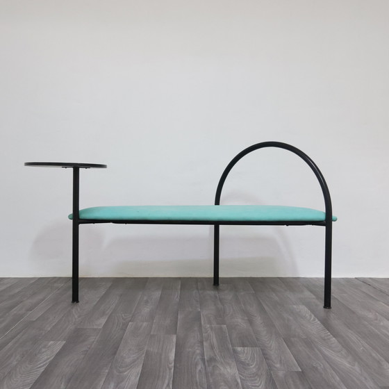 Image 1 of 198O's Memphis Style Modern Post Bench