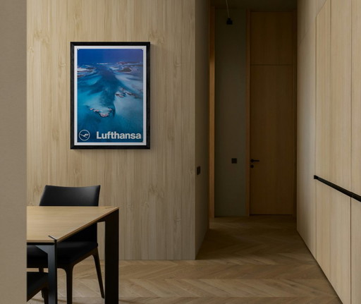 🌴 Lufthansa Bahamas – c. 1970s – Original vintage A1 Poster | Otl Aicher | 84.1 × 59.4 cm