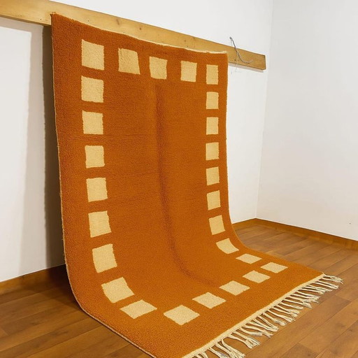 Authentische Berbère-Tapis aus Leinen, 300 x 200 cm