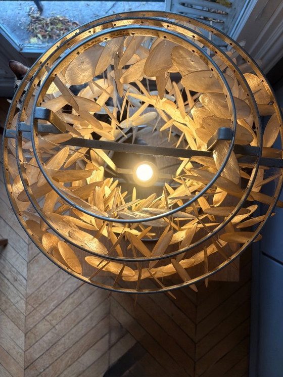 Image 1 of 2 Parelmoeren Lampen 75 cm – Vintage Design / Decor